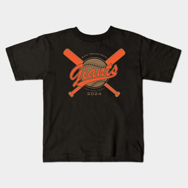 Giants 24 Kids T-Shirt by Nagorniak